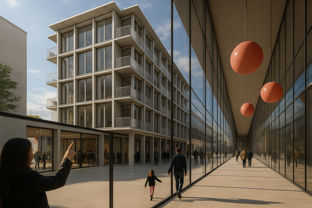 Architekturentwurf Innovativer Wohnkomplex im Wohnpark Nord